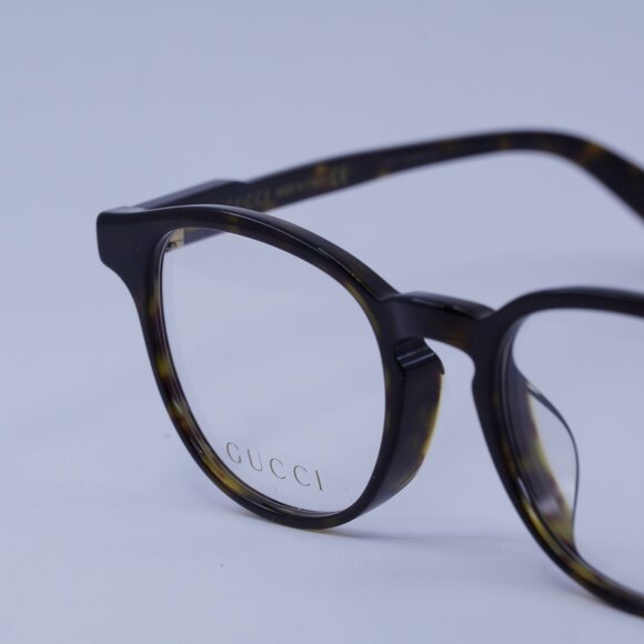 Gucci GG0556OJ 002 Eyeglasses Havana 47mm Square Frame - Picture 2 of 10